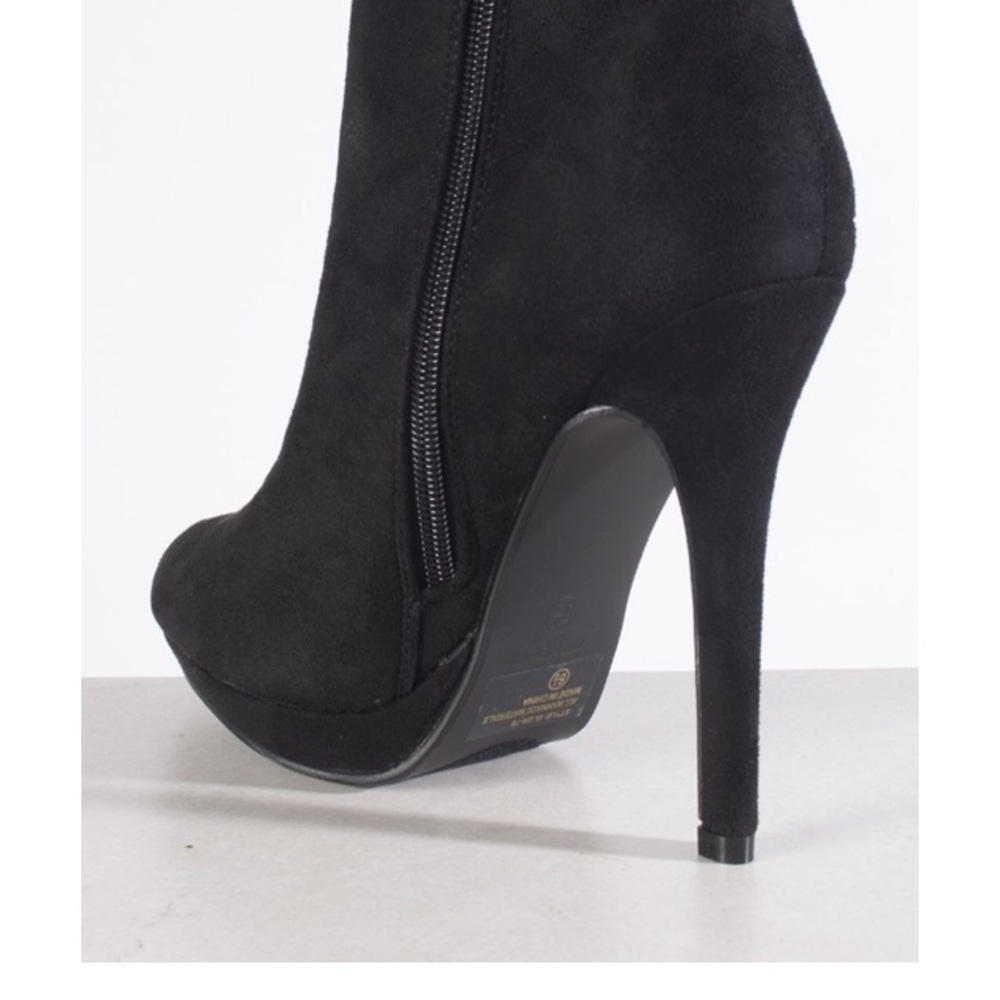 🚫SOLD🚫🆕NEW BOOTIES RHINESTONE ACCENTS SZ 9 - Picture 4 of 4